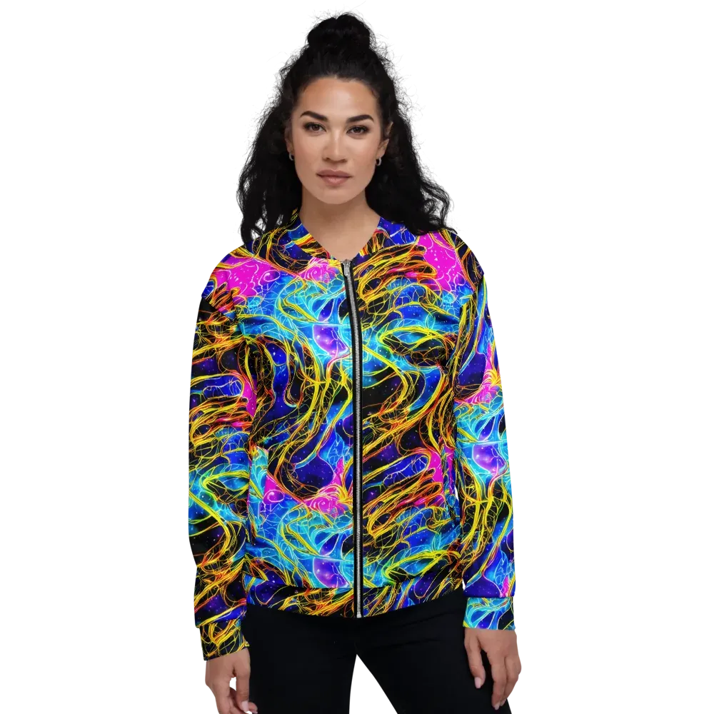 Galaxy Flux on Bomber Jacket — Front
