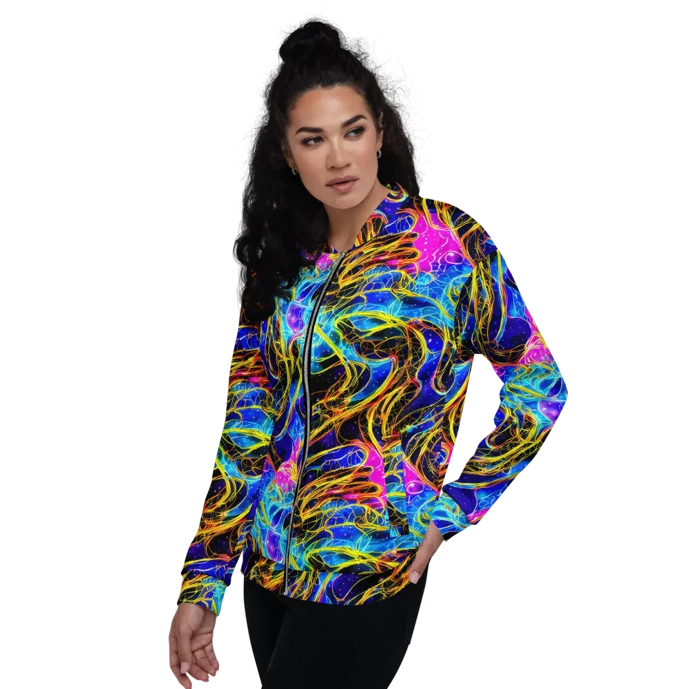 Galaxy Flux on Bomber Jacket — Left