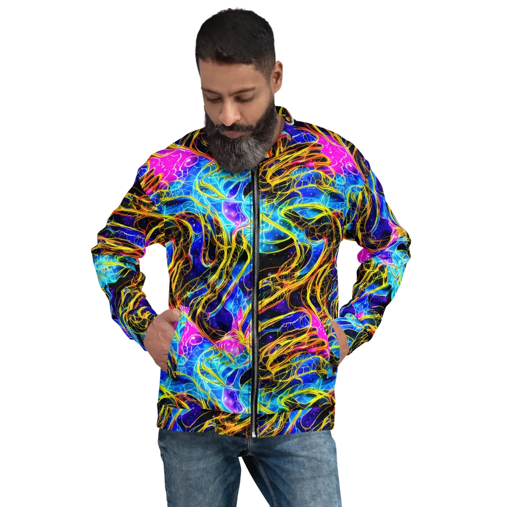 Galaxy Flux on Bomber Jacket — Front