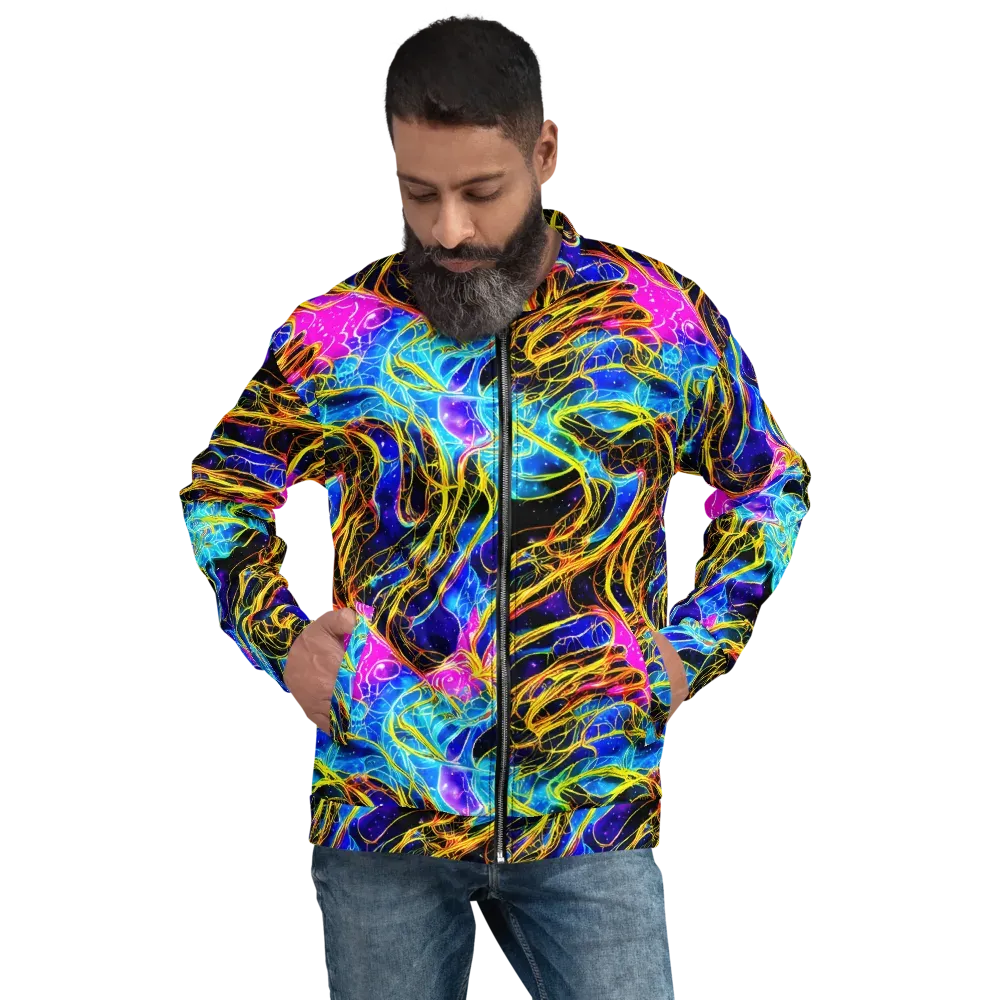 Galaxy Flux on Bomber Jacket — Front