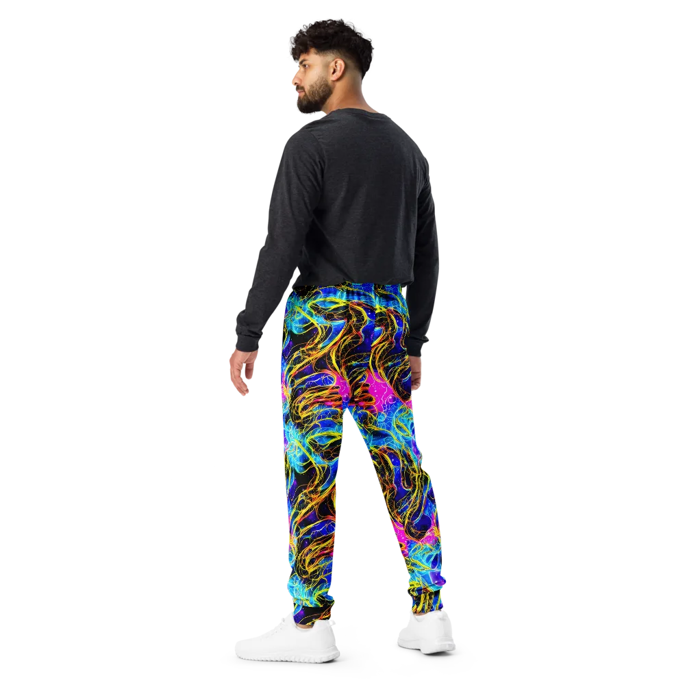Galaxy Flux on Men's Joggers — Back