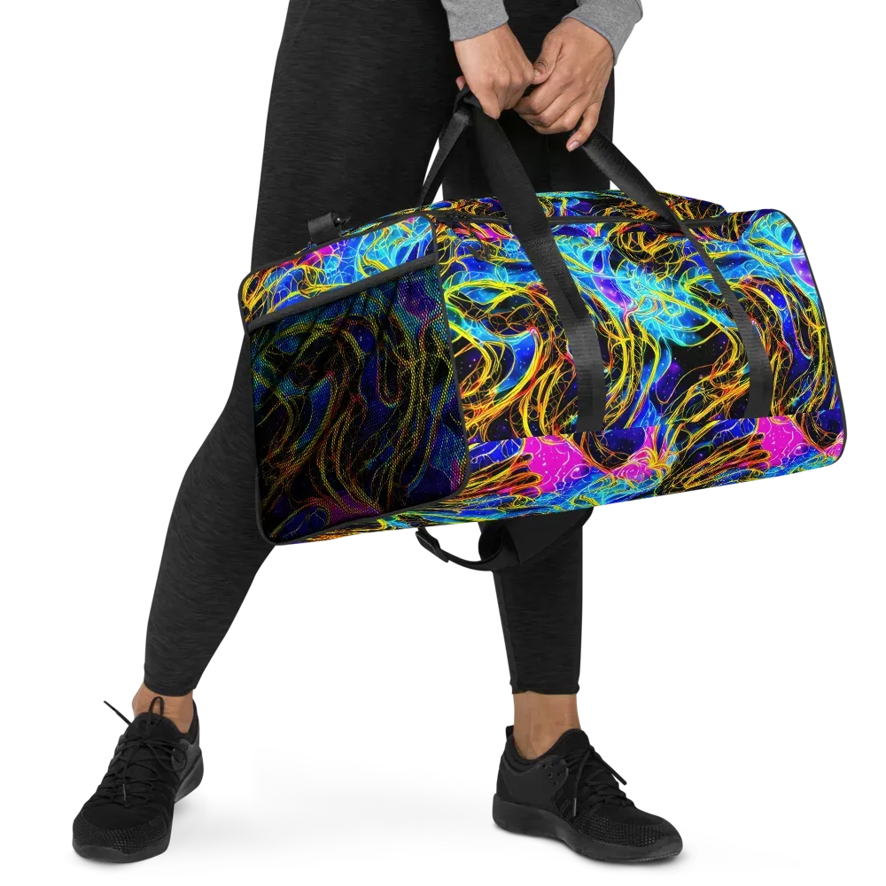 Galaxy Flux on Duffle Bag — Right Front