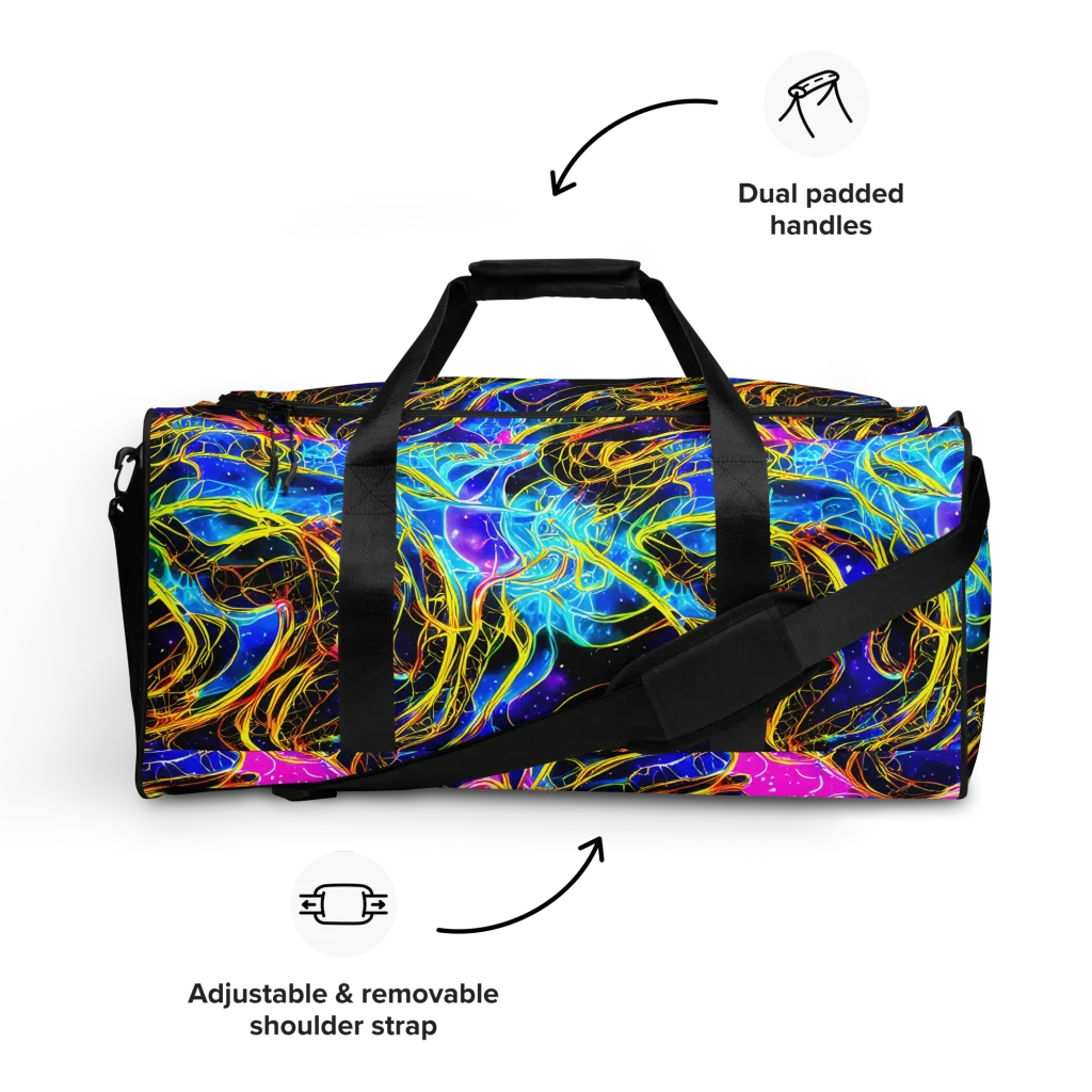 Galaxy Flux on Duffle Bag — Front