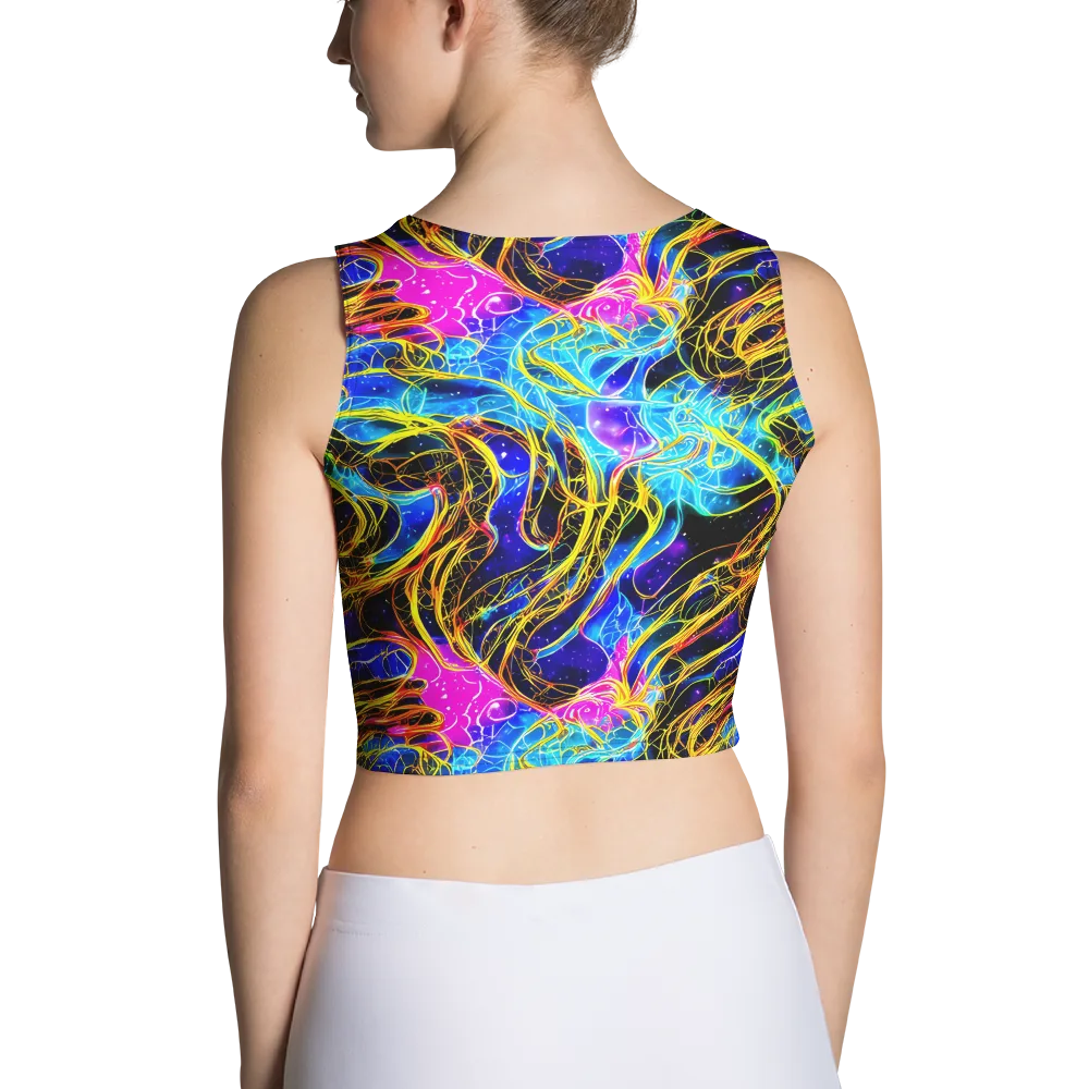 Galaxy Flux on Crop Top — Back