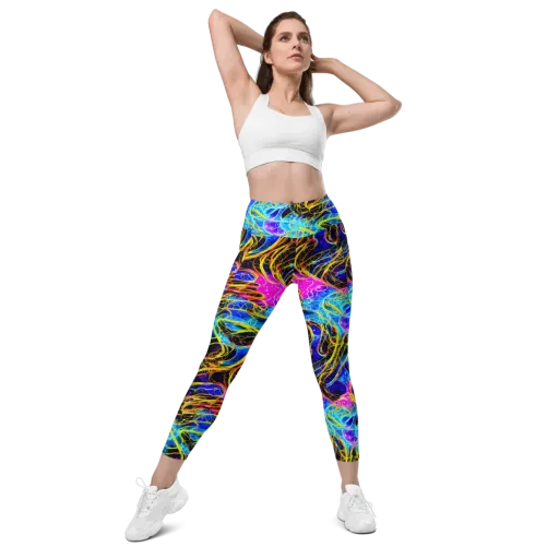 Galaxy Flux on a Leggings with Pockets