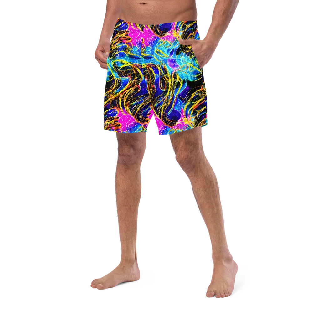 Galaxy Flux on Swim Trunks — Left Front