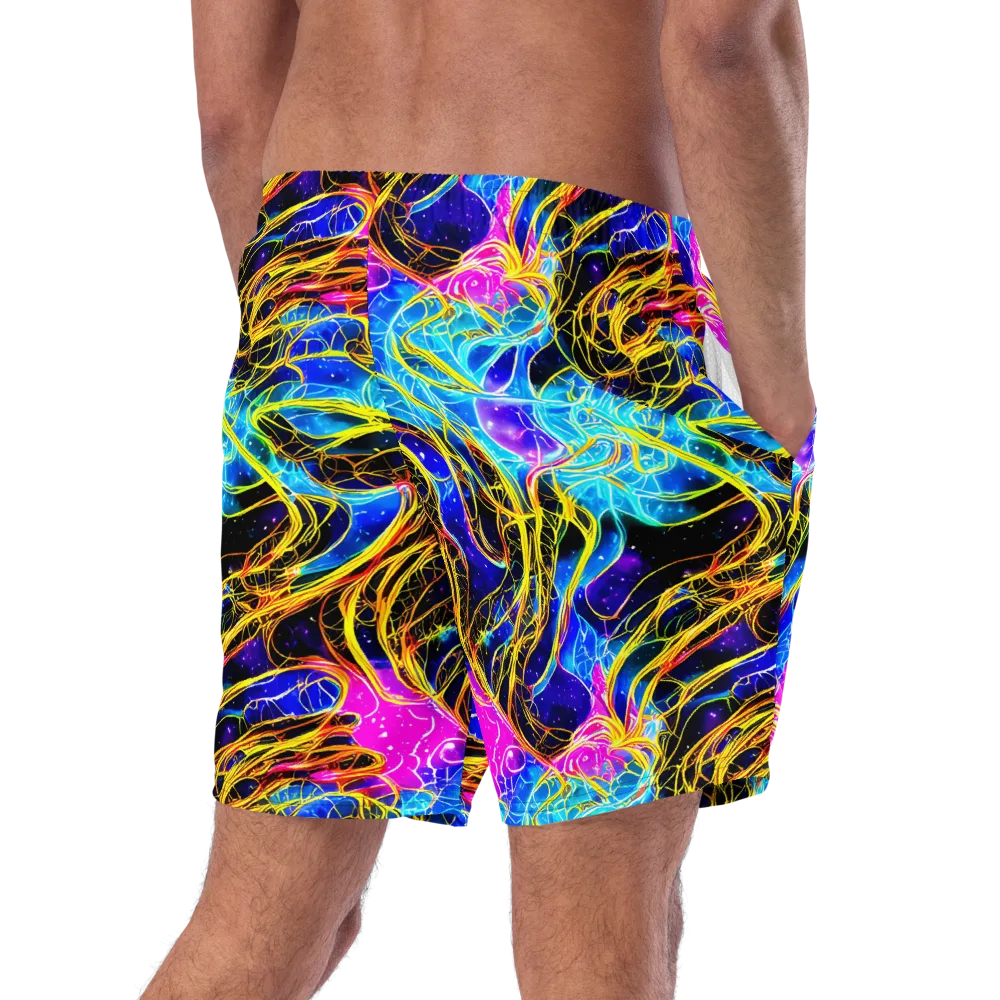 Galaxy Flux on Swim Trunks — Right Back