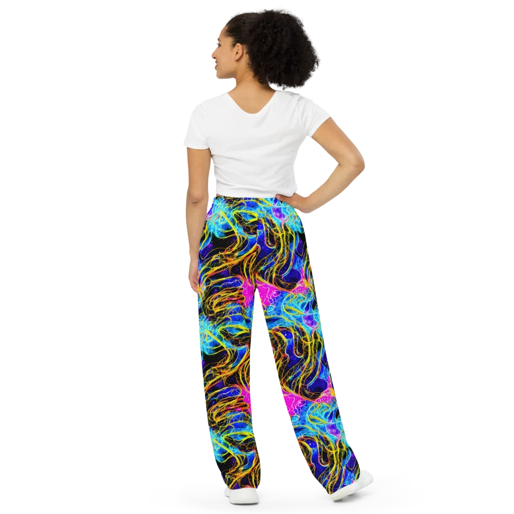Galaxy Flux on Wide-Leg Pants — Back