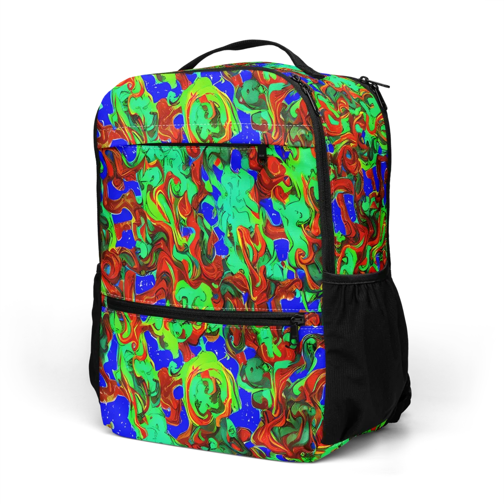 Ember Aquarium on Utility Backpack — Left Front