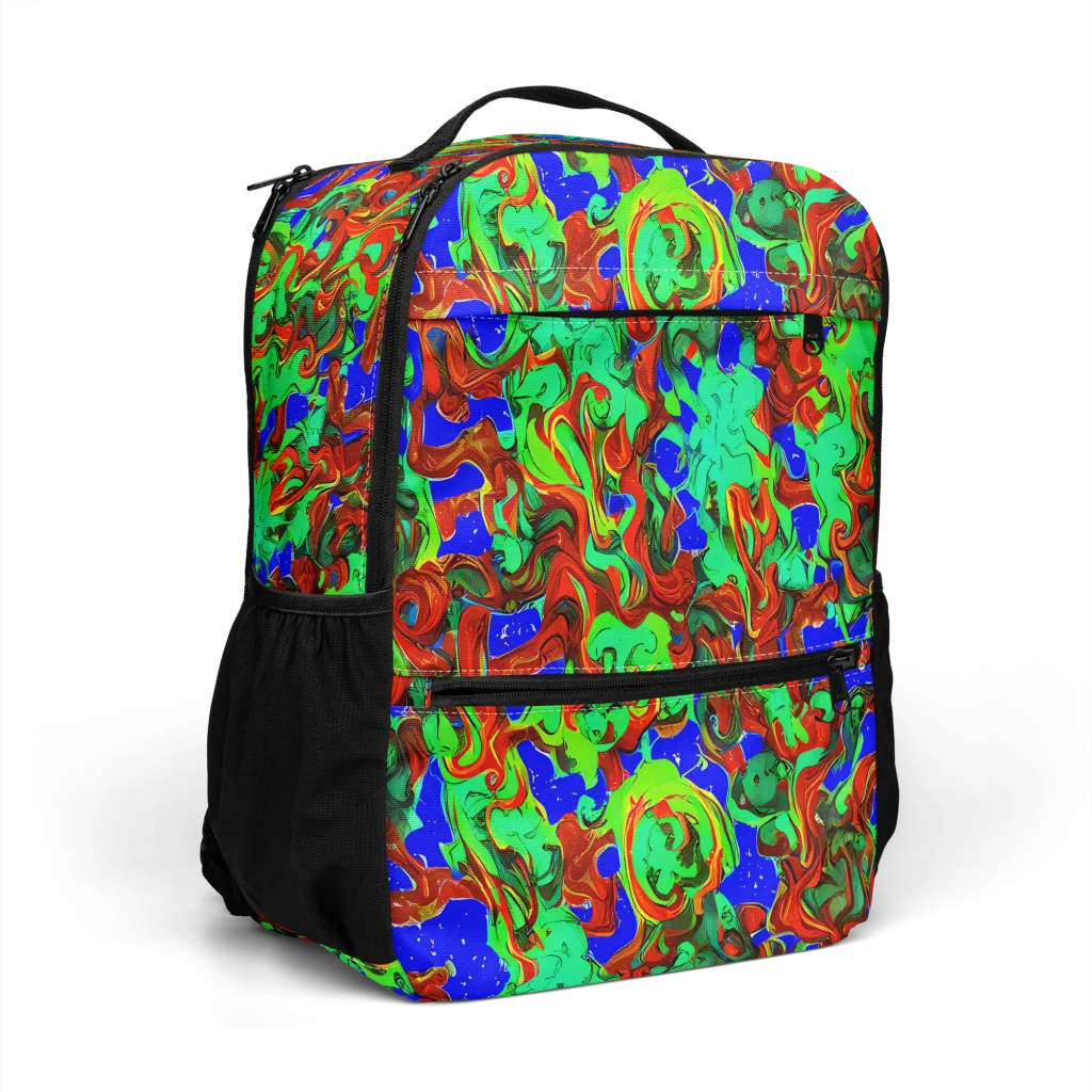 Ember Aquarium on Utility Backpack — Right Front