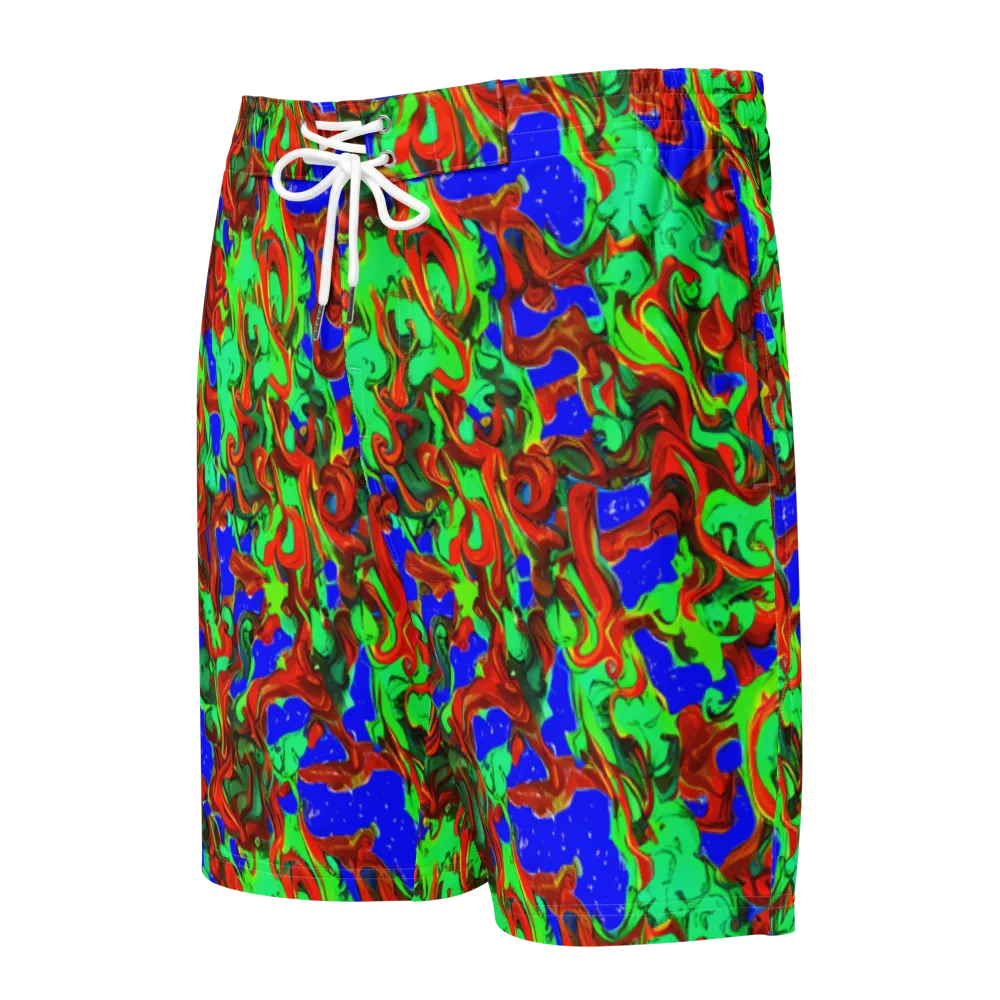 Ember Aquarium on Men's Board Shorts — Front