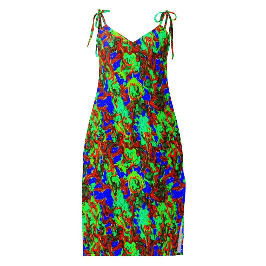 Ember Aquarium on Slip Dress — Front