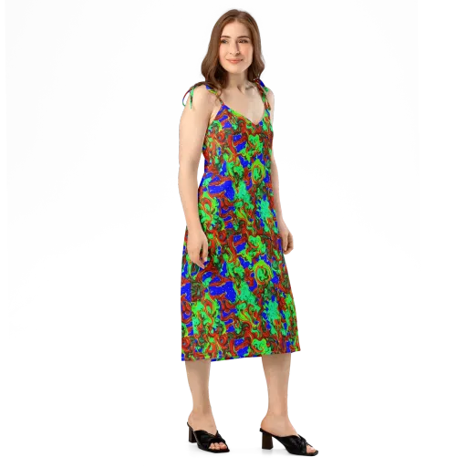Ember Aquarium on a Slip Dress