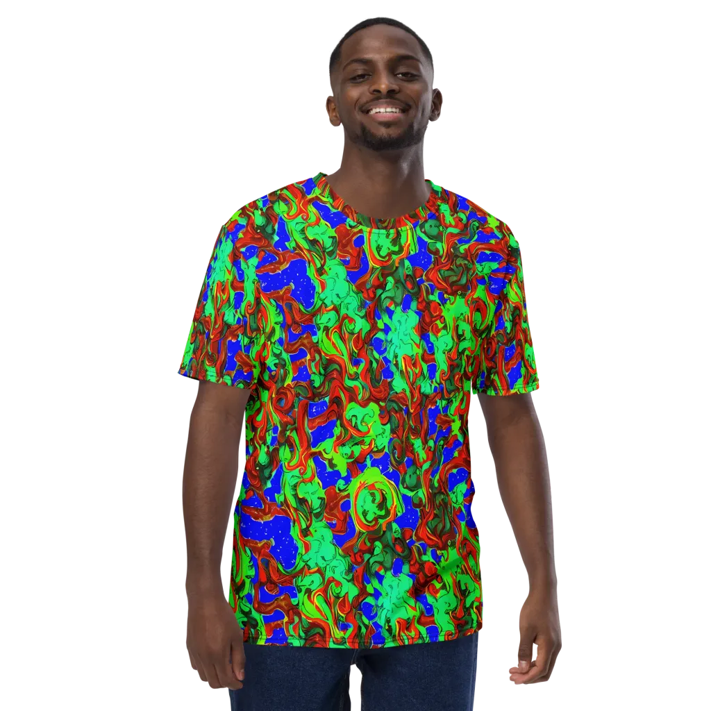 Ember Aquarium on Men's Crew Neck T-Shirt — Front