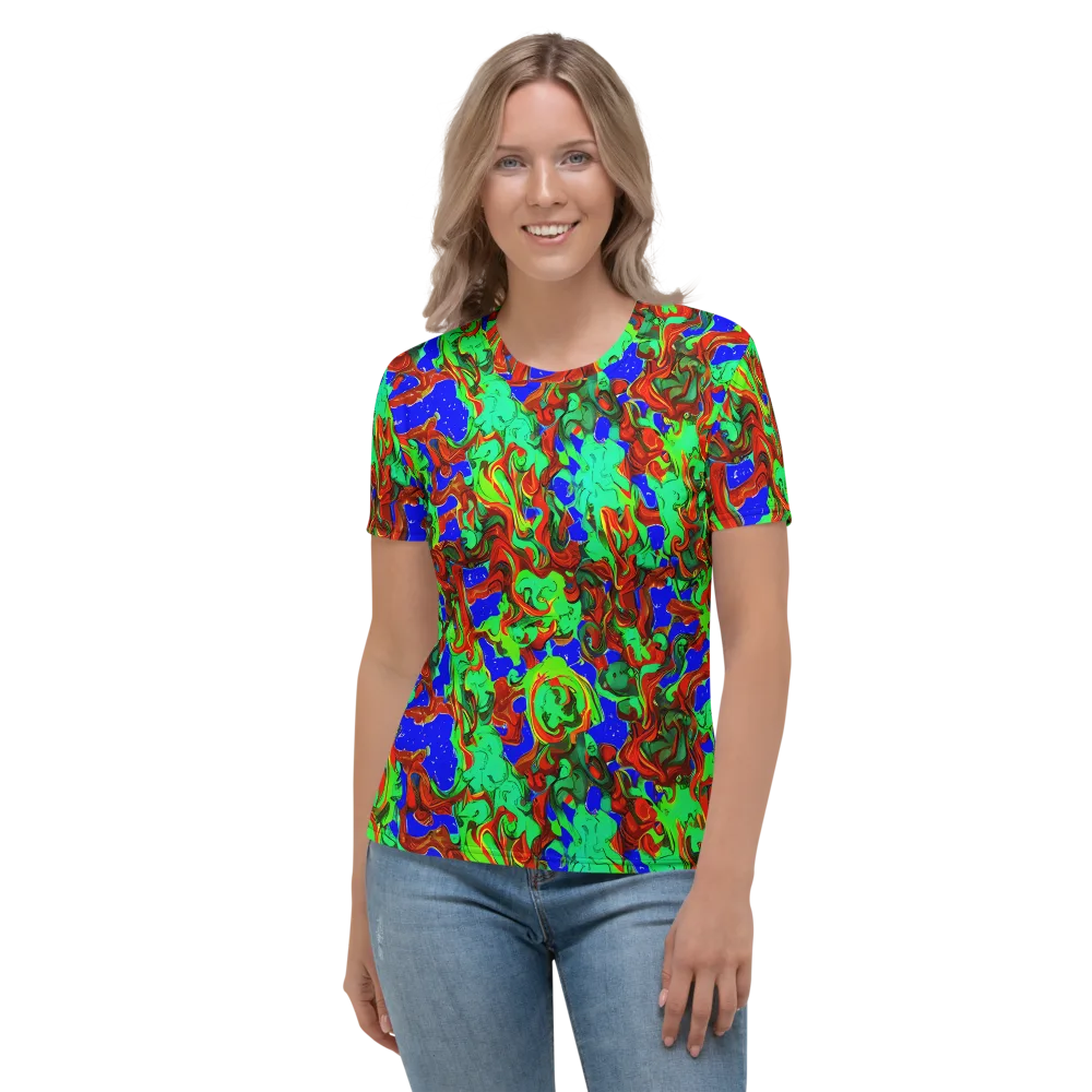 Ember Aquarium on Women's Crew Neck T-Shirt — Front
