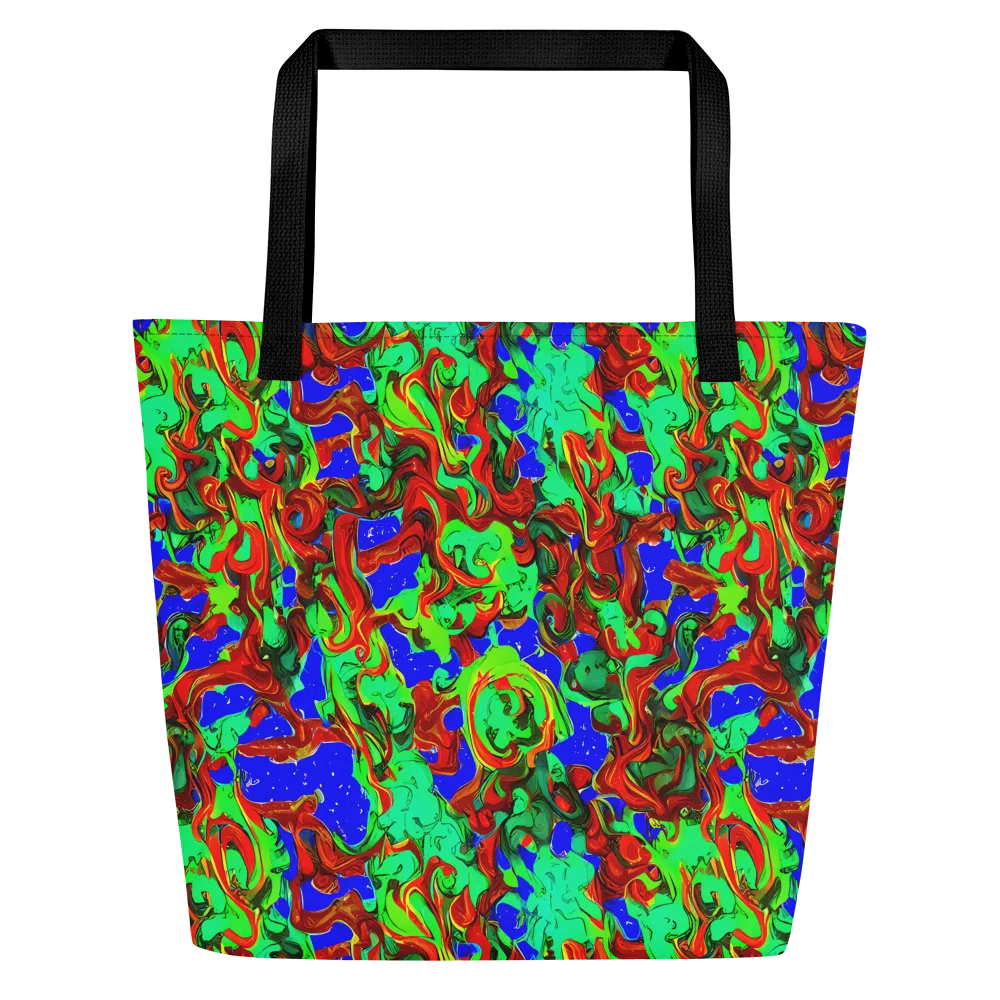 Ember Aquarium on Large Tote Bag W/ Pocket — Front