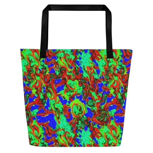 Ember Aquarium on a Large Tote Bag W/ Pocket