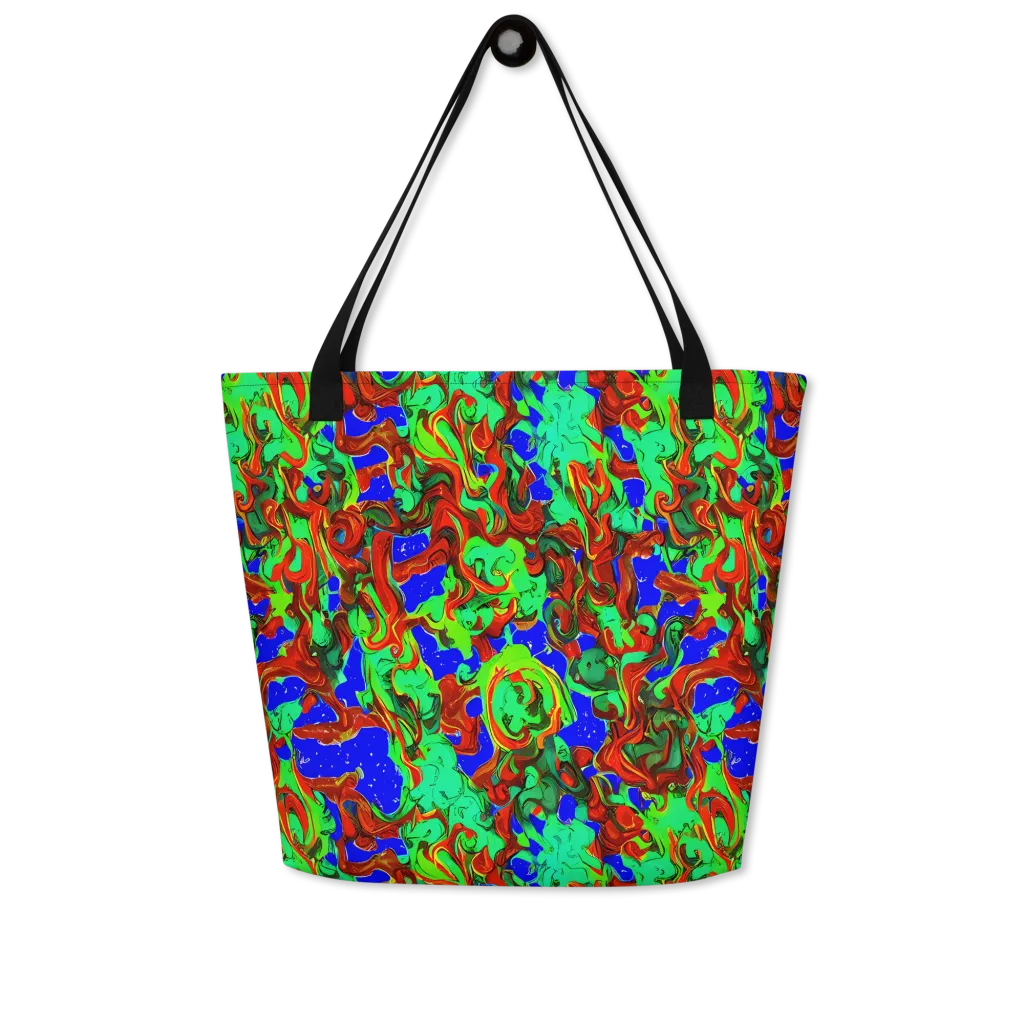 Ember Aquarium on Large Tote Bag W/ Pocket — Front