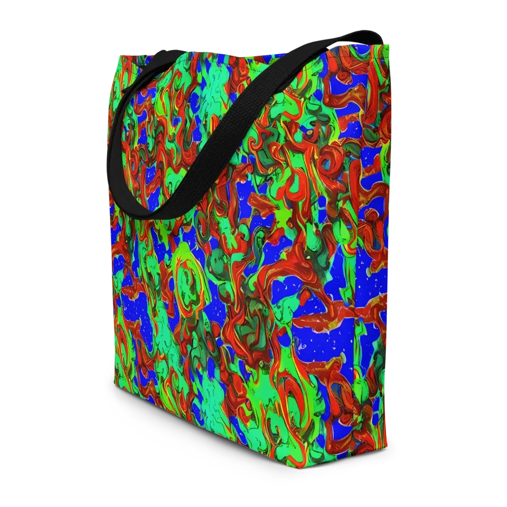 Ember Aquarium on Large Tote Bag W/ Pocket — Front