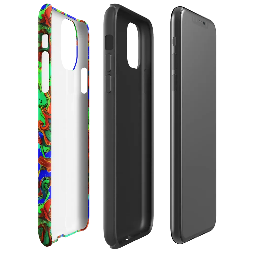 Ember Aquarium on Tough Case for iPhone® — Right
