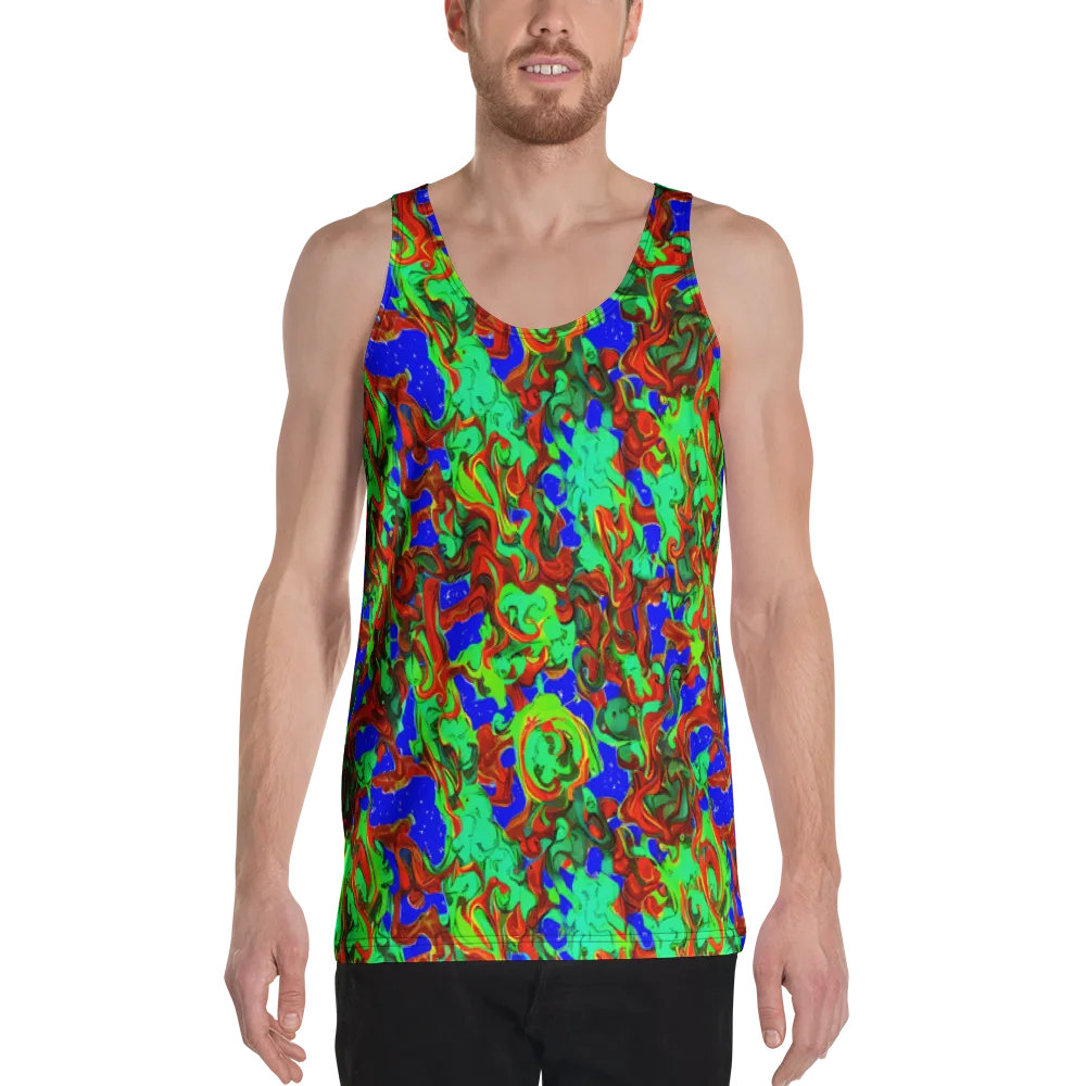 Ember Aquarium on Men's Tank Top — Front
