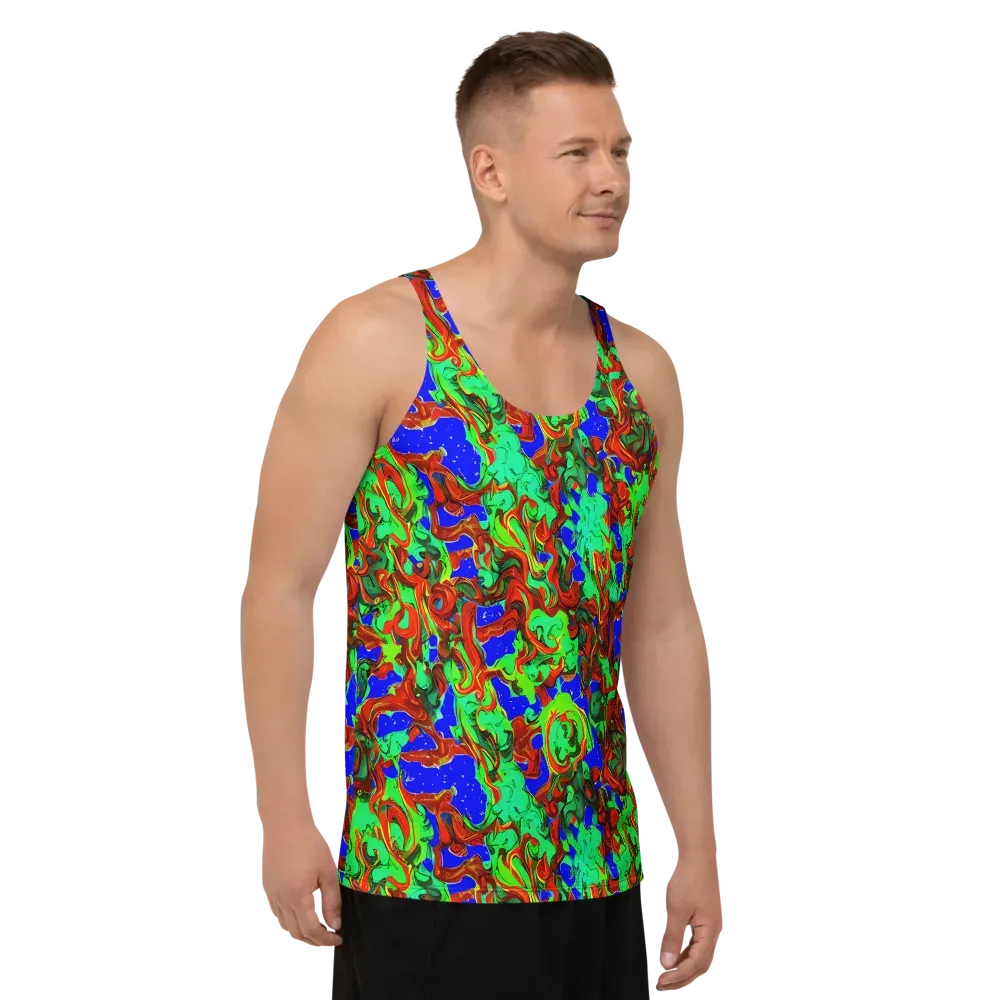 Ember Aquarium on Men's Tank Top — Right Front