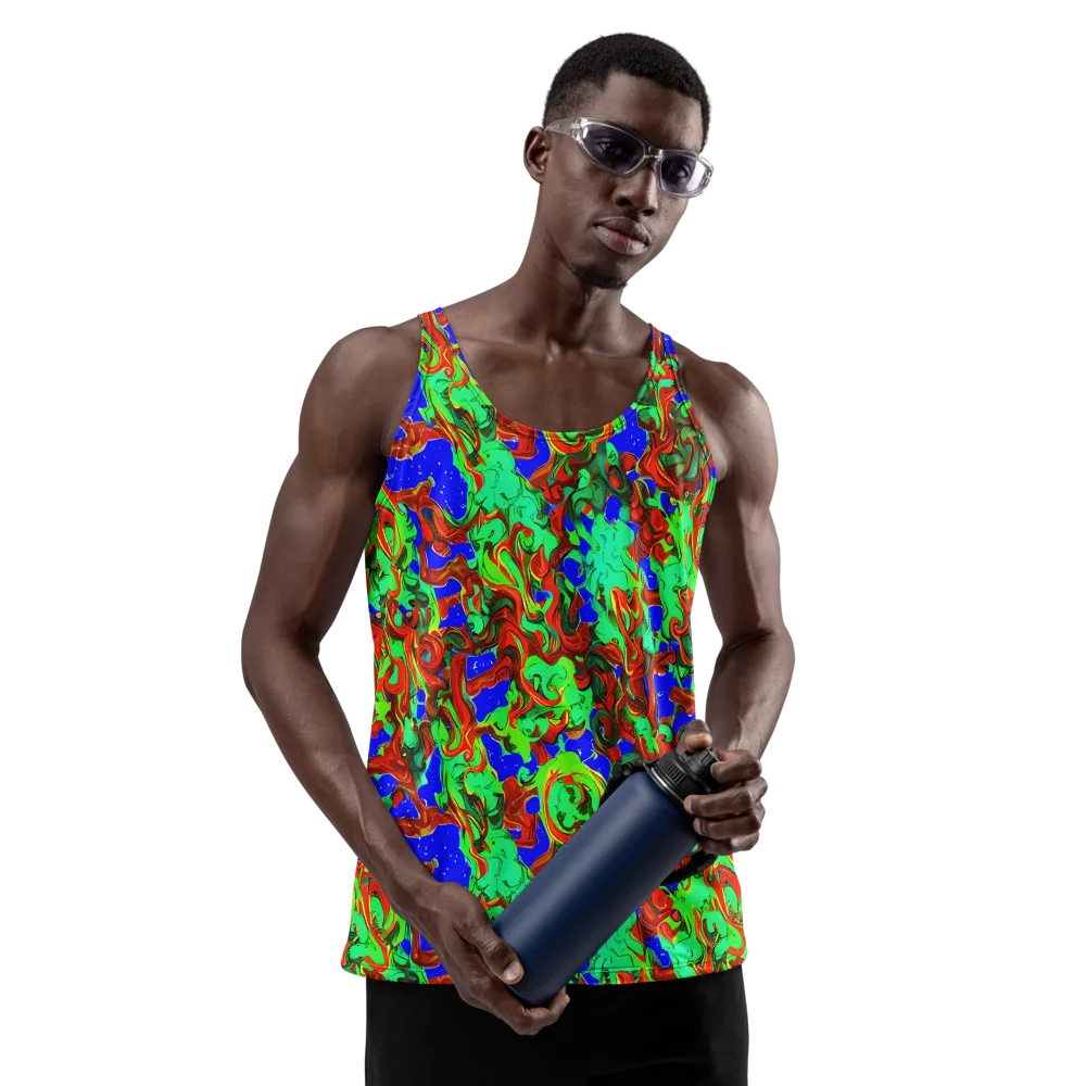Ember Aquarium on Men's Tank Top — Front