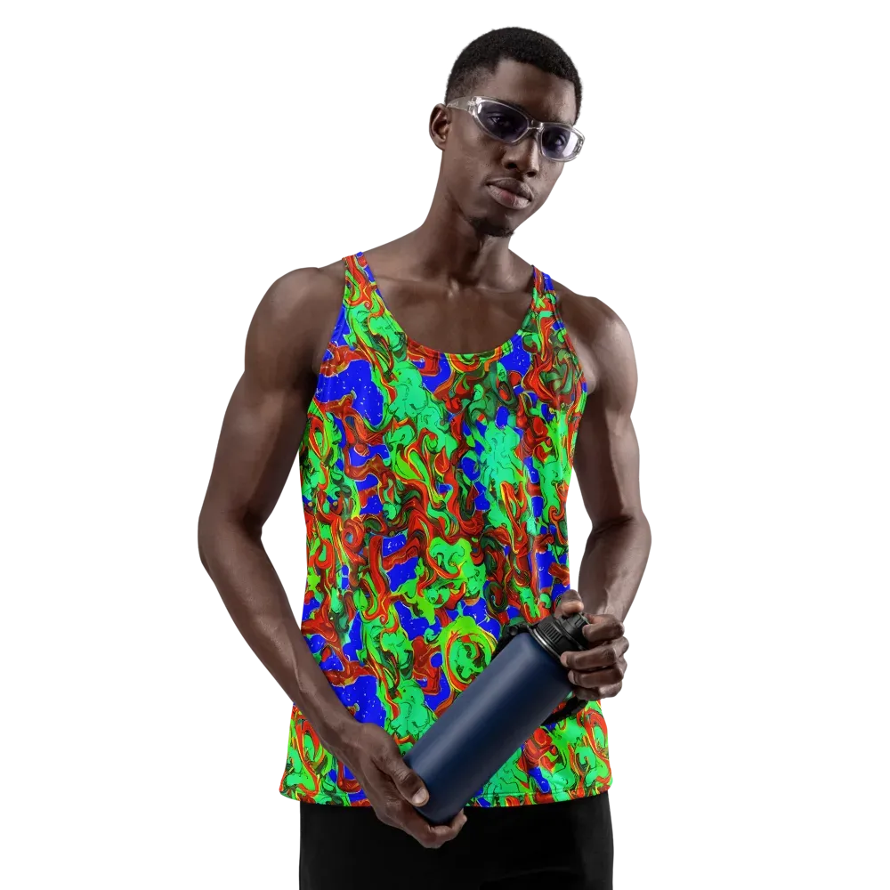Ember Aquarium on Men's Tank Top — Front