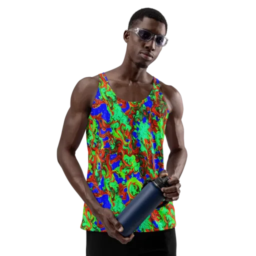 Ember Aquarium on a Men's Tank Top