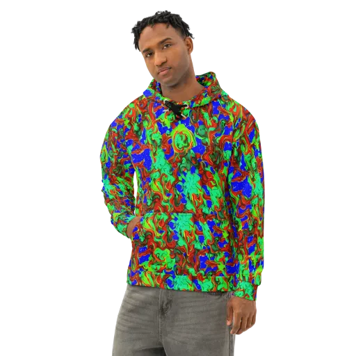 Ember Aquarium on a Cotton Hoodie