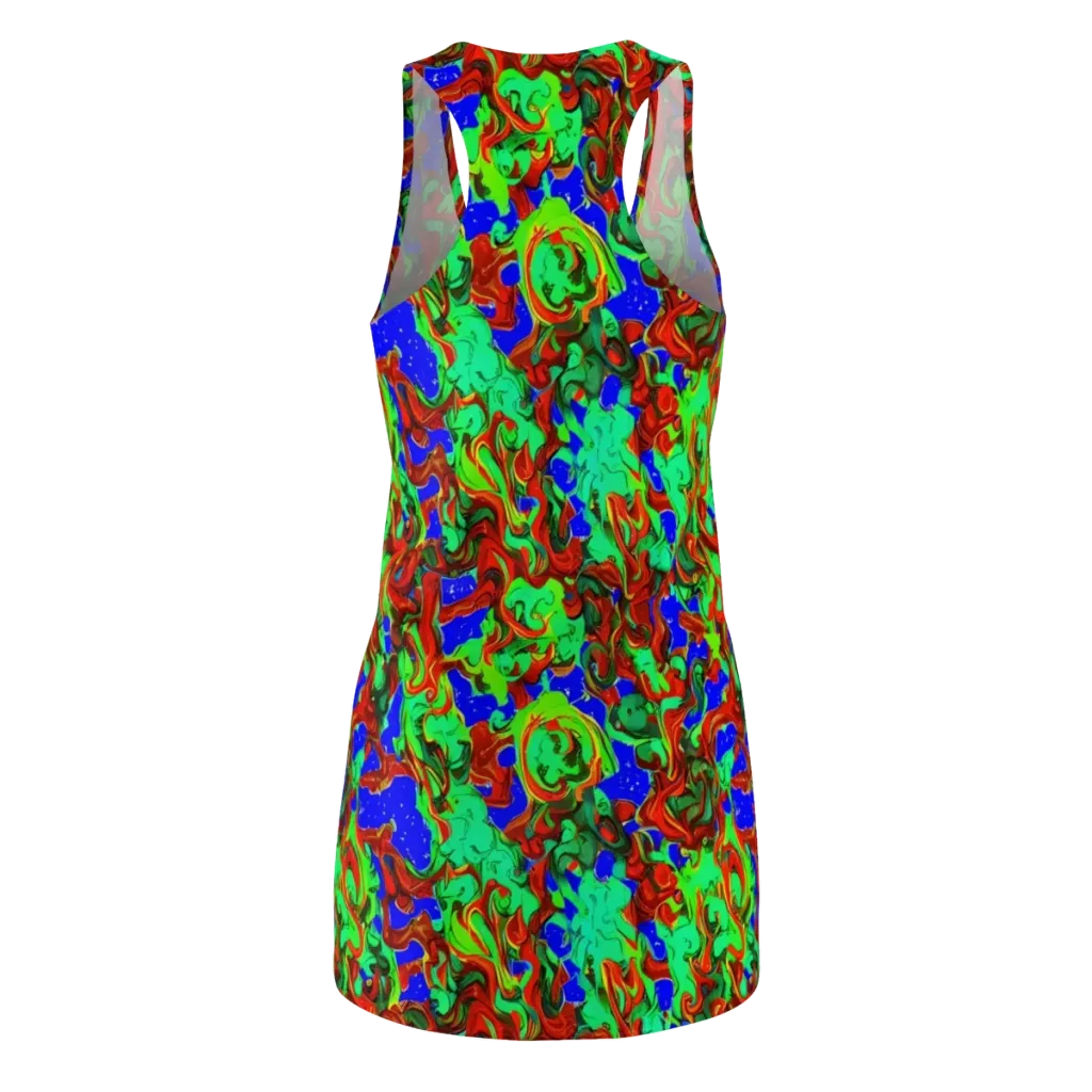 Ember Aquarium on Racerback Dress — Back