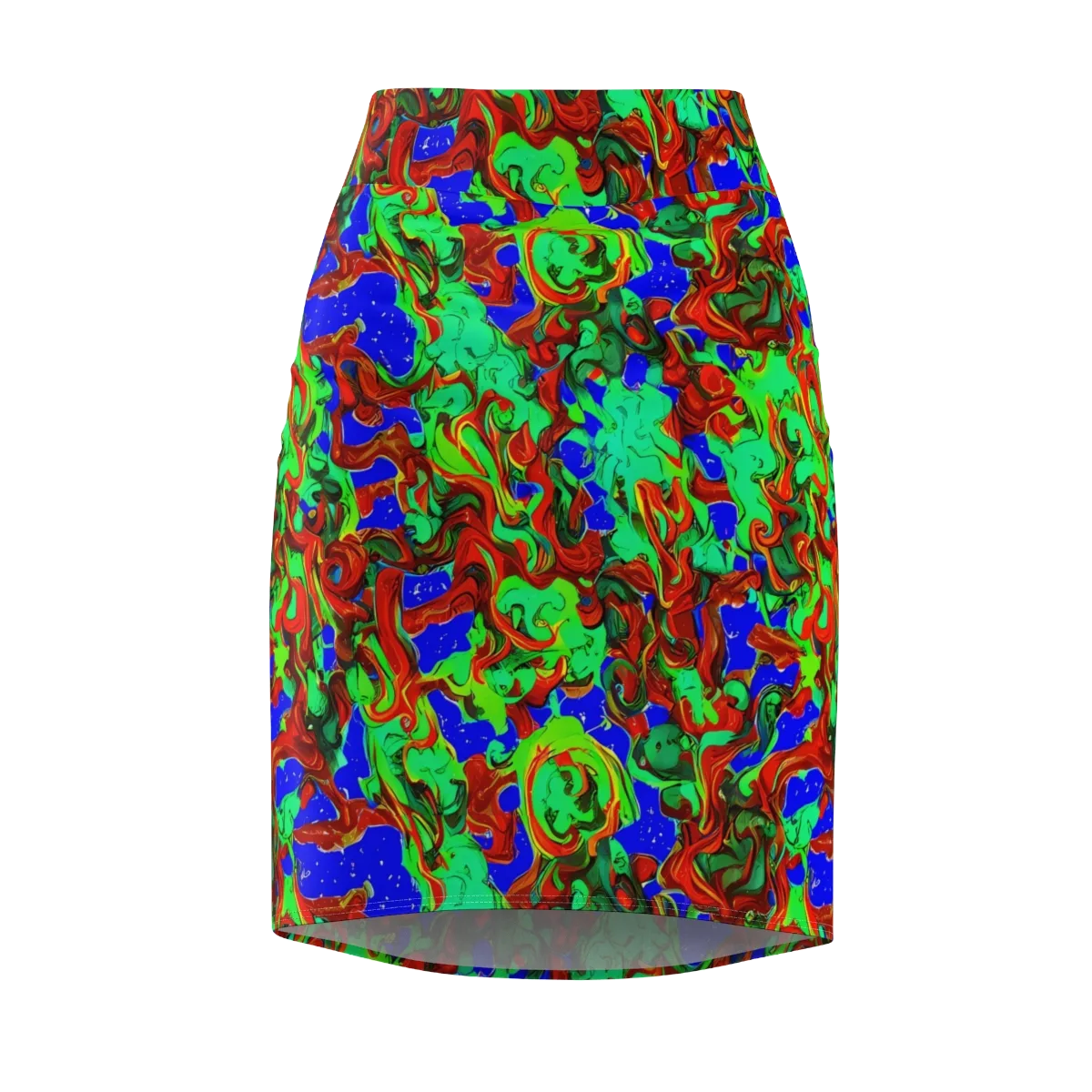 Ember Aquarium on Pencil Skirt — Front