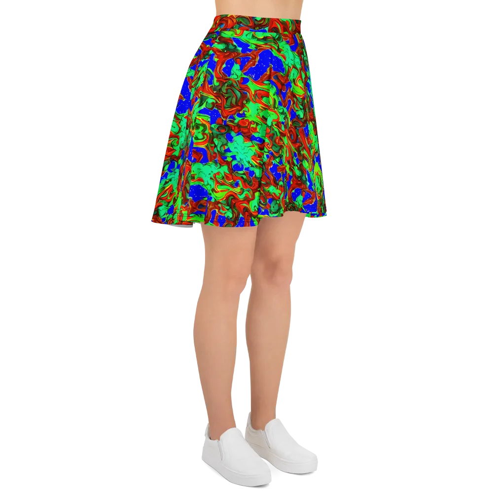 Ember Aquarium on Skater Skirt — Right