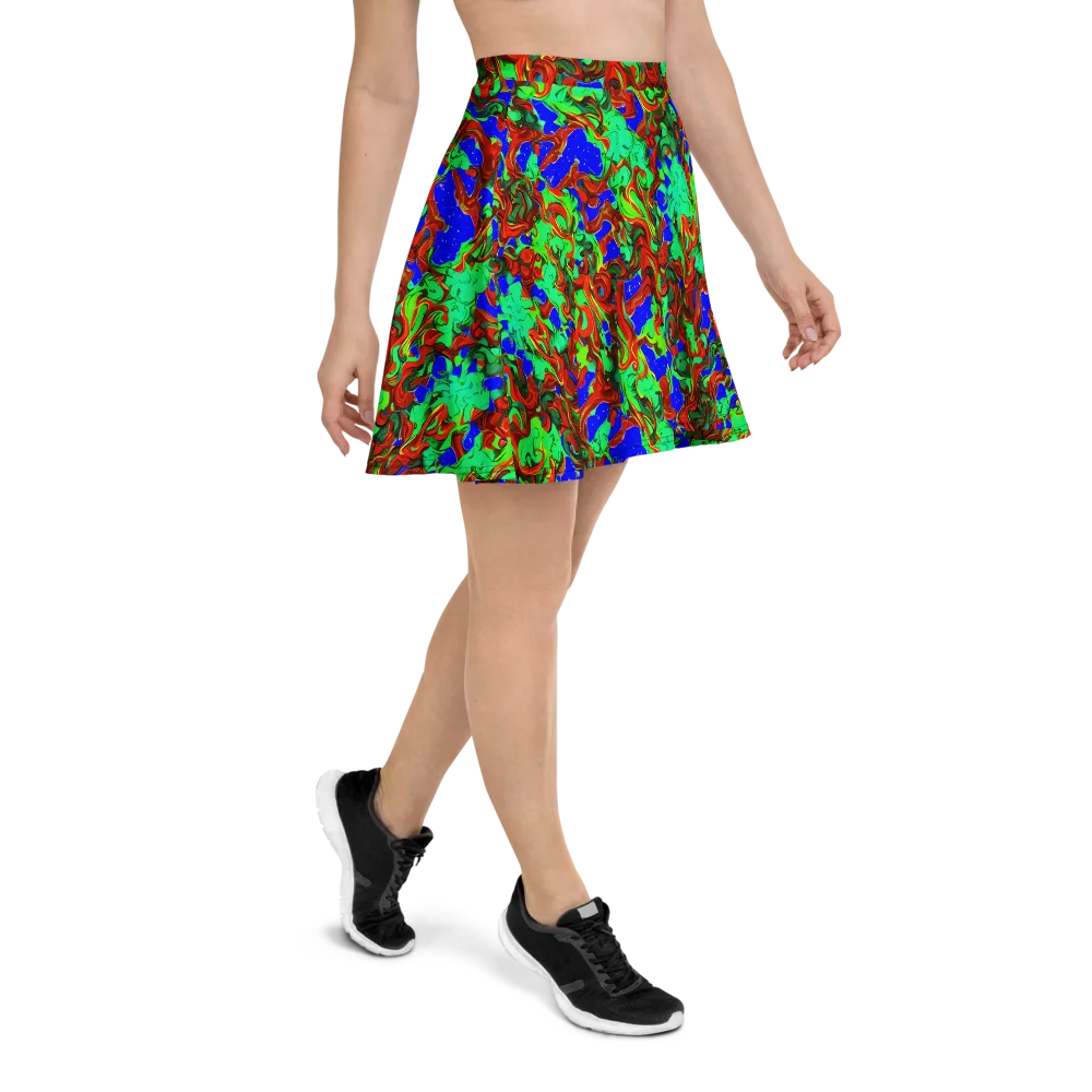 Ember Aquarium on Skater Skirt — Right
