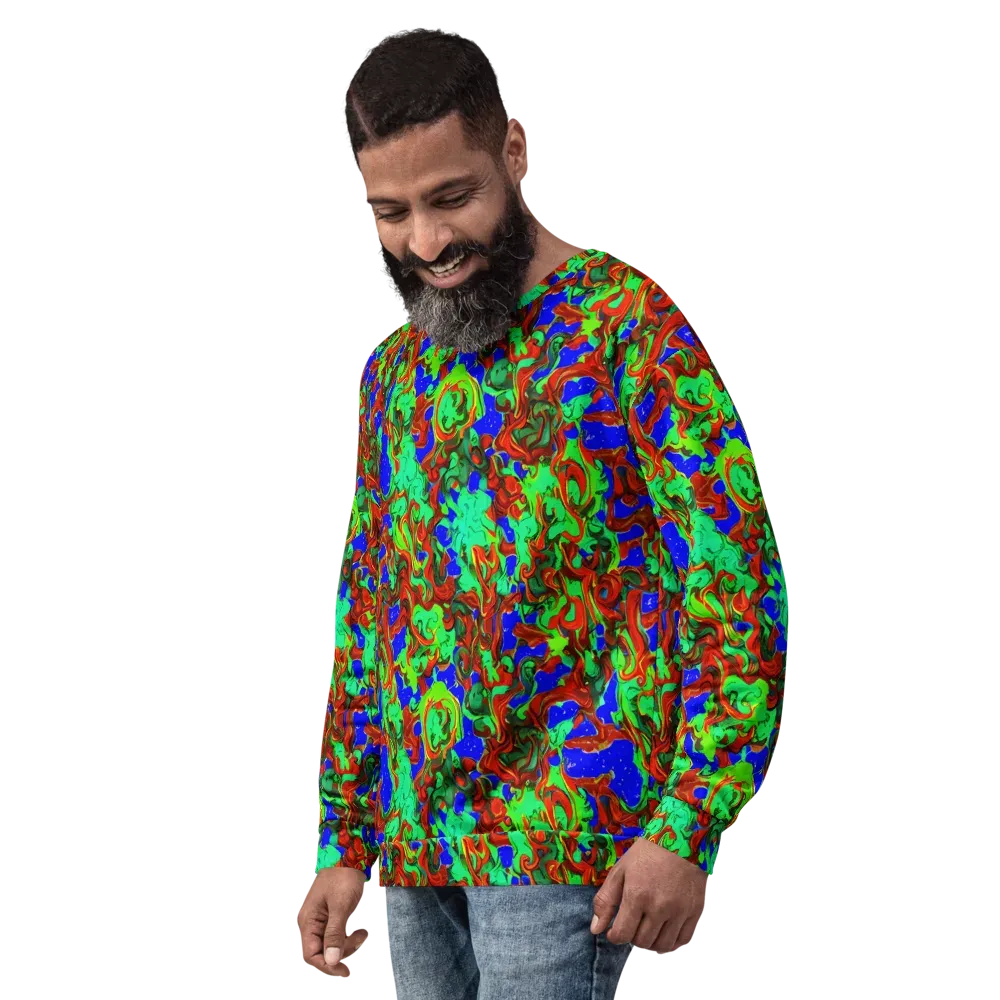 Ember Aquarium on Sweatshirt — Left Front