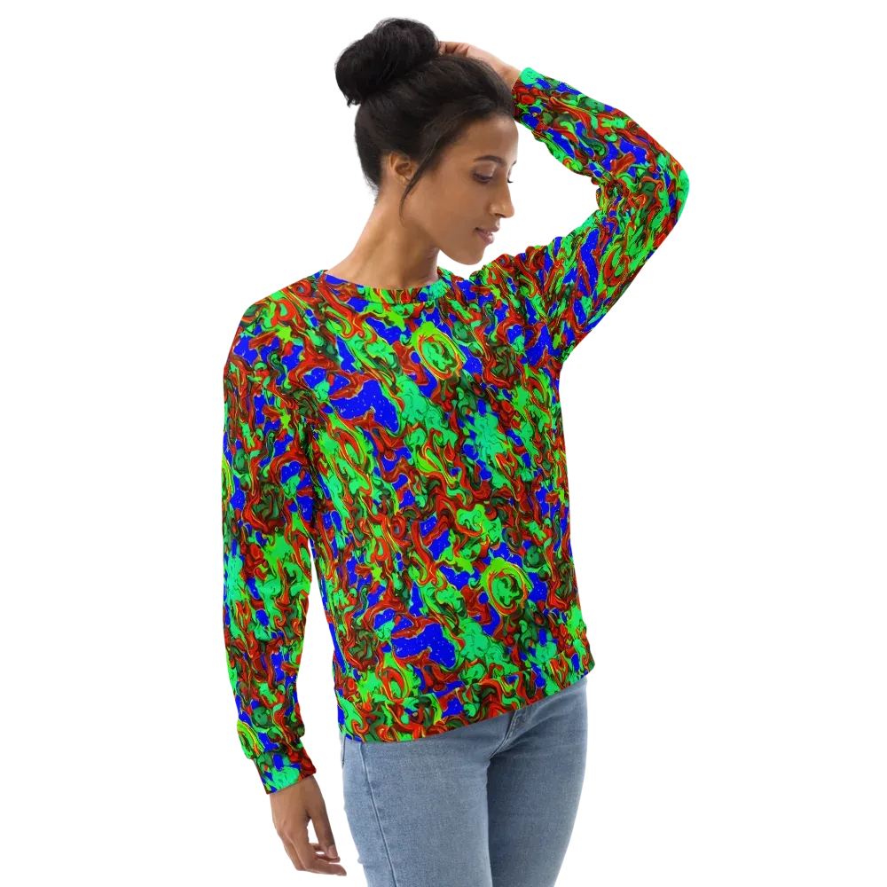 Ember Aquarium on Sweatshirt — Right Front