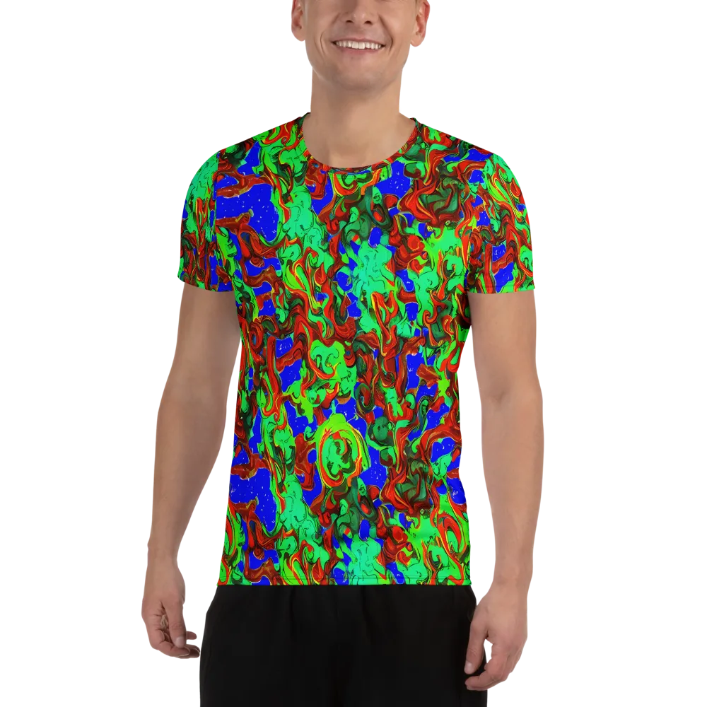Ember Aquarium on Men's Athletic T-Shirt — Front