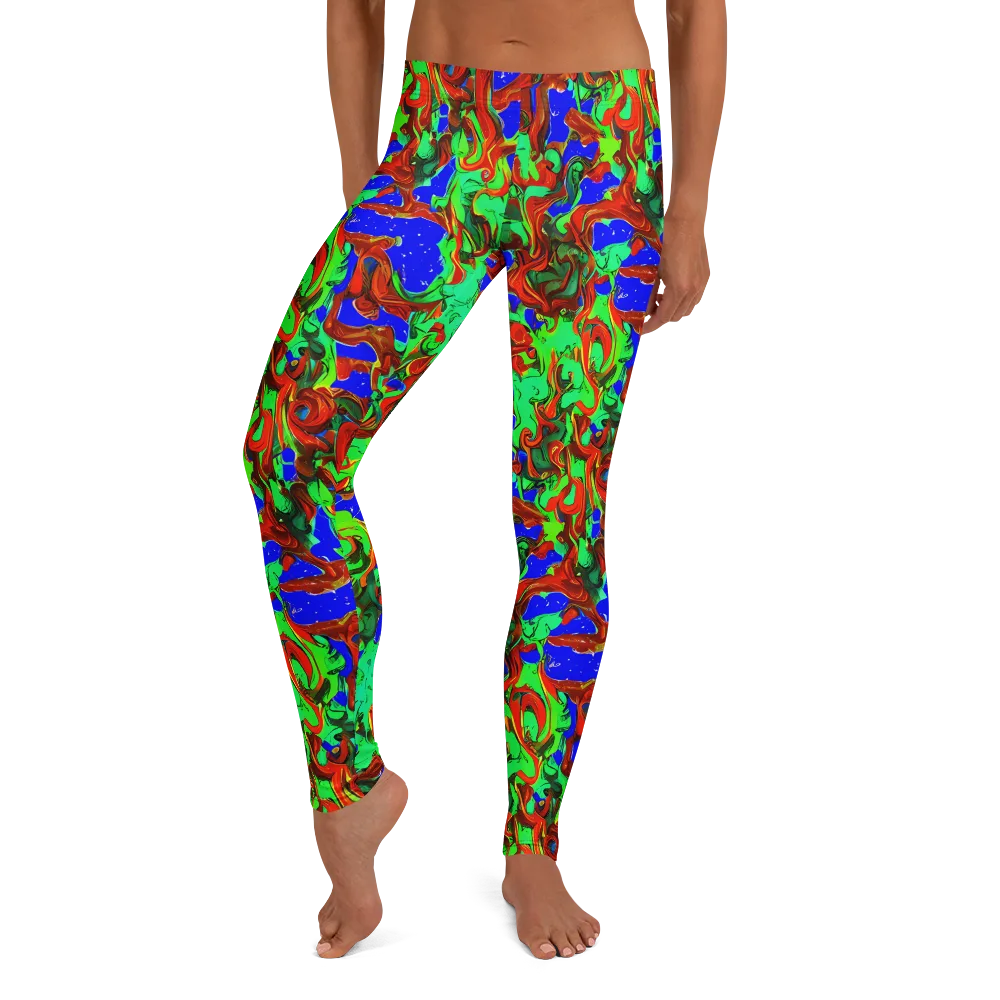 Ember Aquarium on Leggings — Front