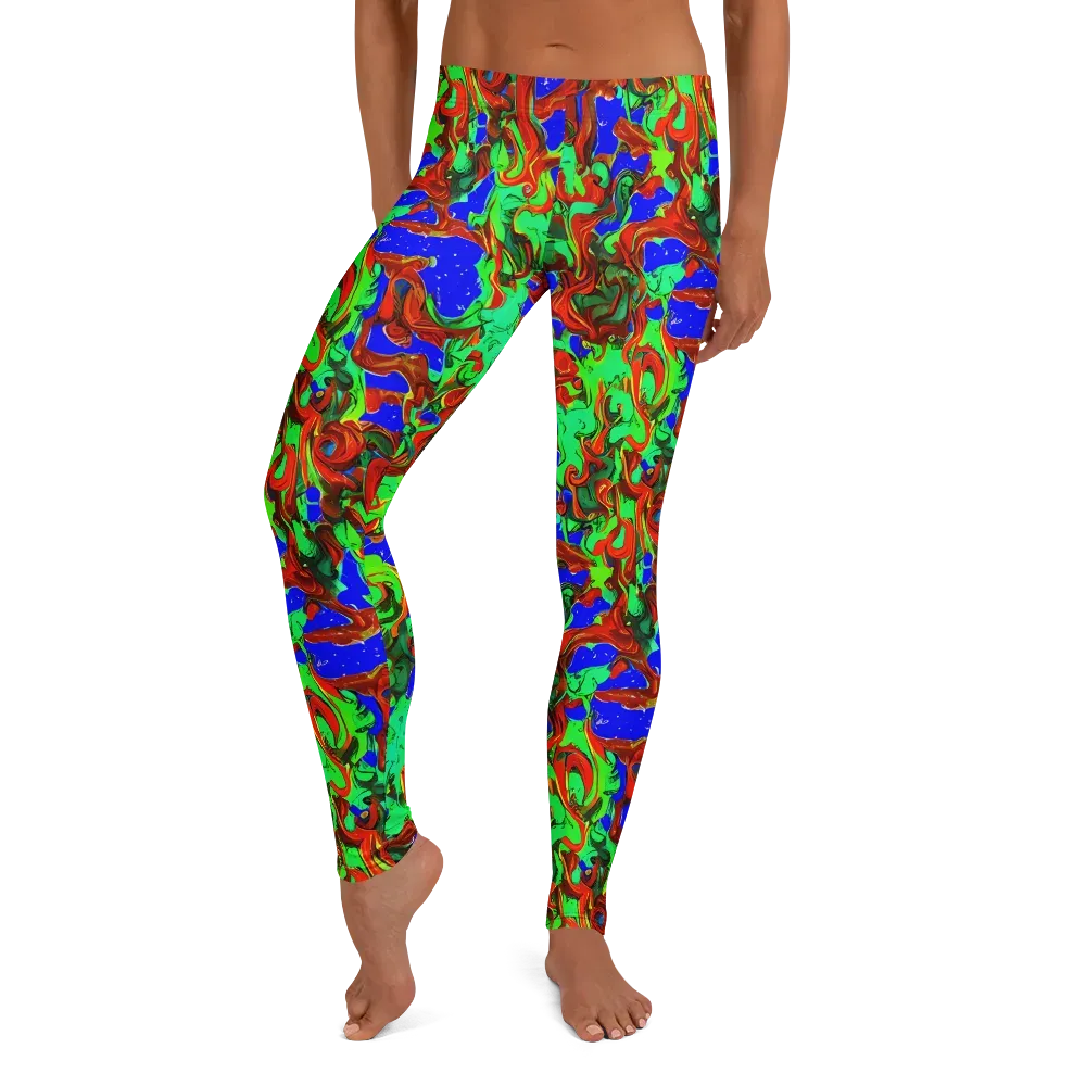 Ember Aquarium on Leggings — Front
