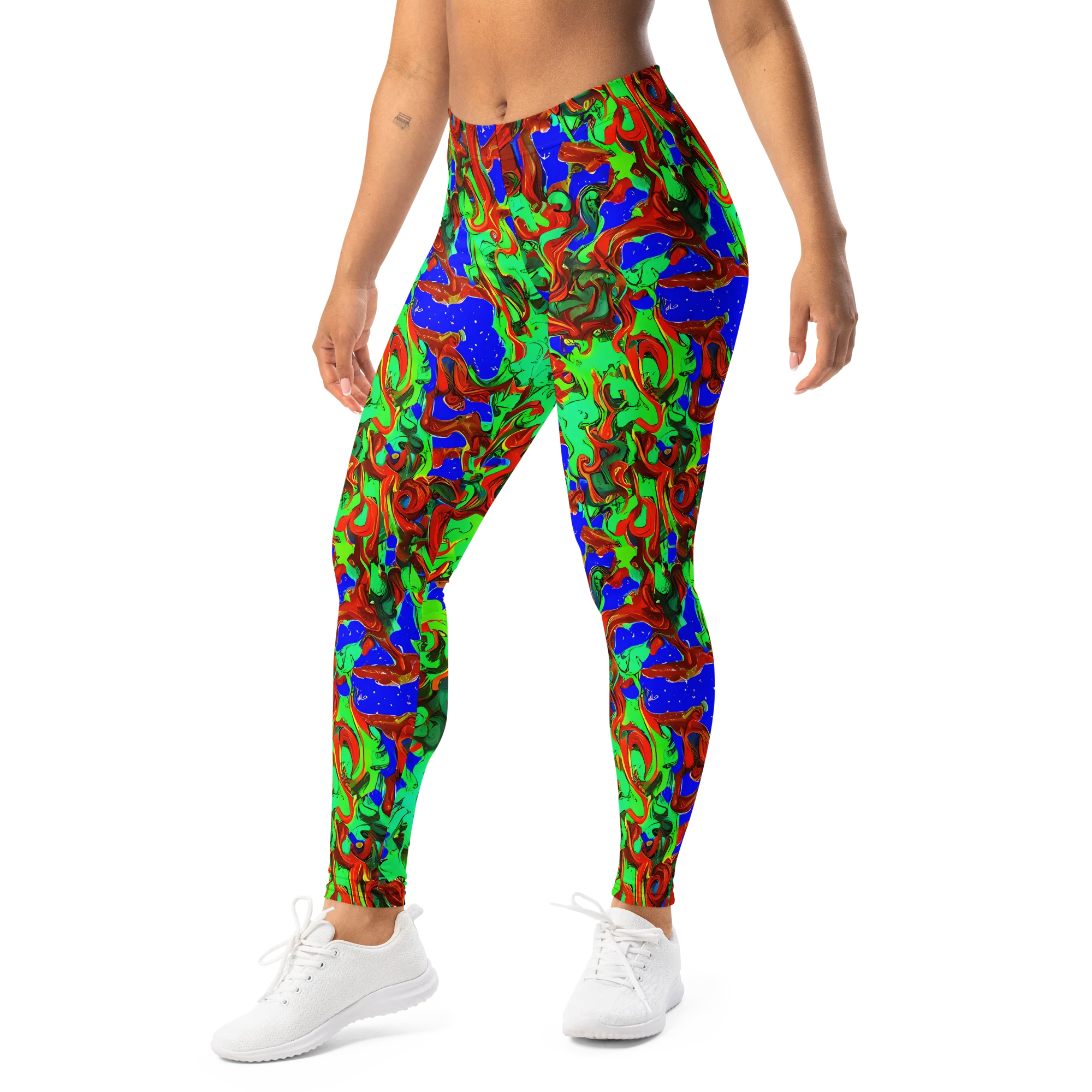 Ember Aquarium on Leggings — Left Front