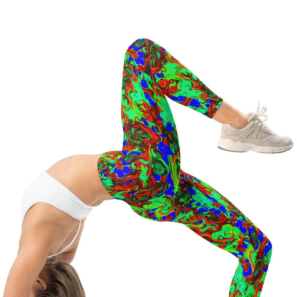 Ember Aquarium on Leggings — Right