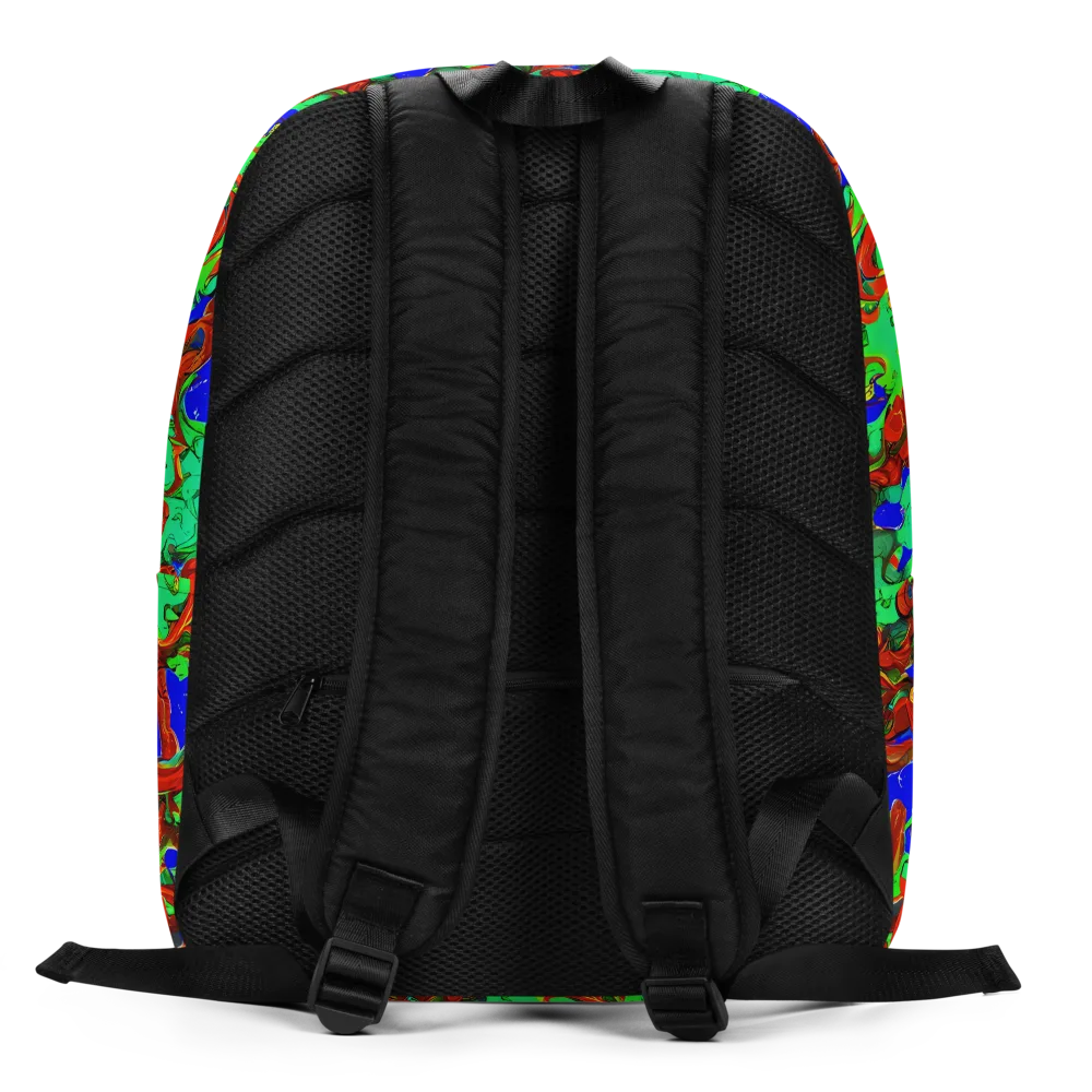 Ember Aquarium on Minimalist Backpack — Back