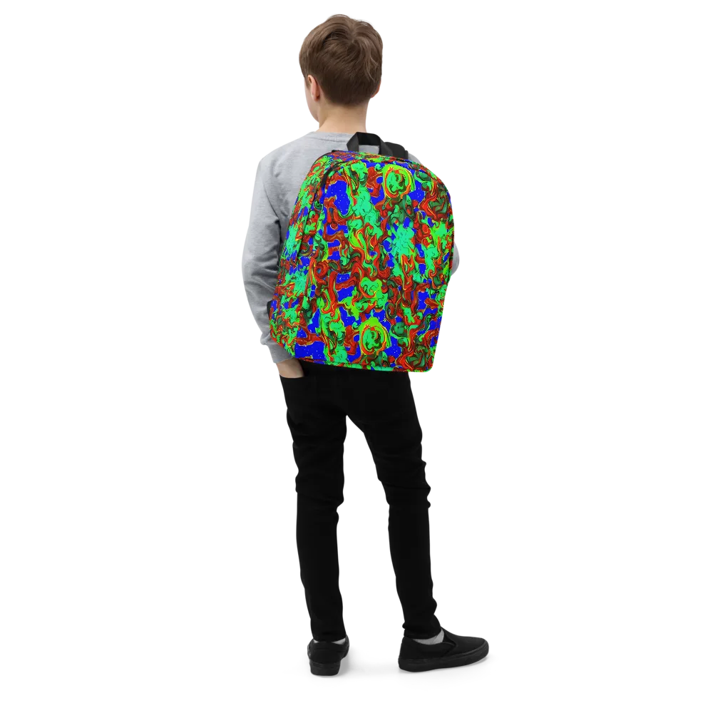 Ember Aquarium on Minimalist Backpack — Right Front