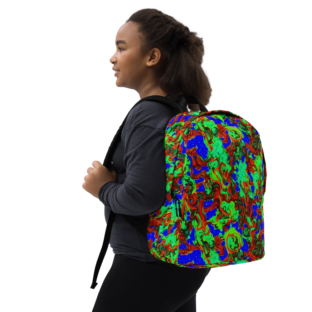 Ember Aquarium on Minimalist Backpack — Right Front