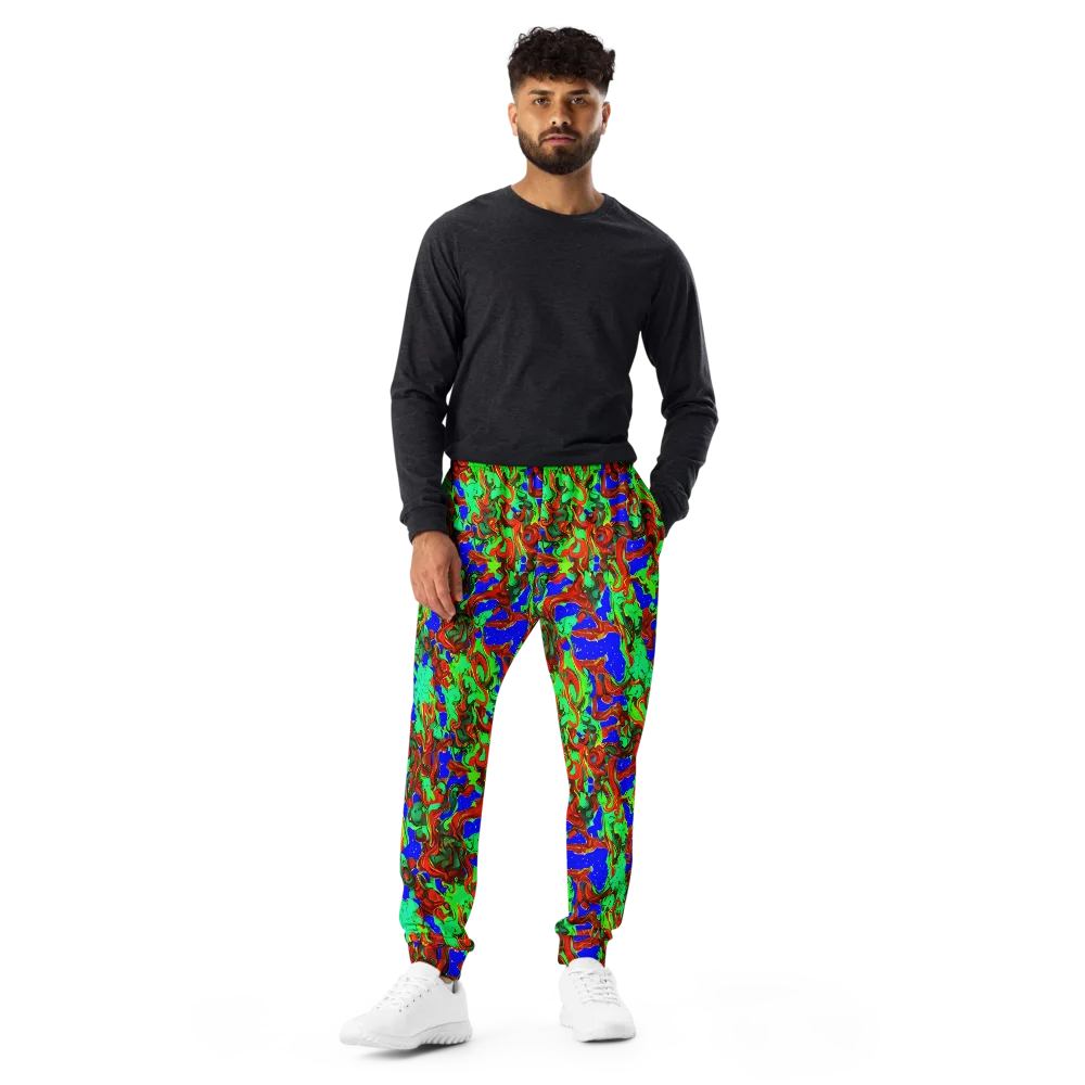 Ember Aquarium on Men's Joggers — Front