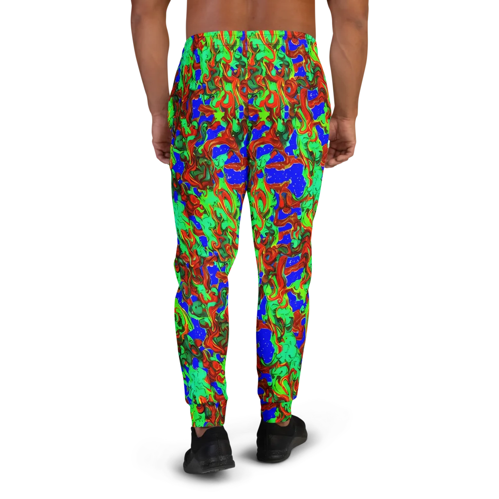 Ember Aquarium on Men's Joggers — Back