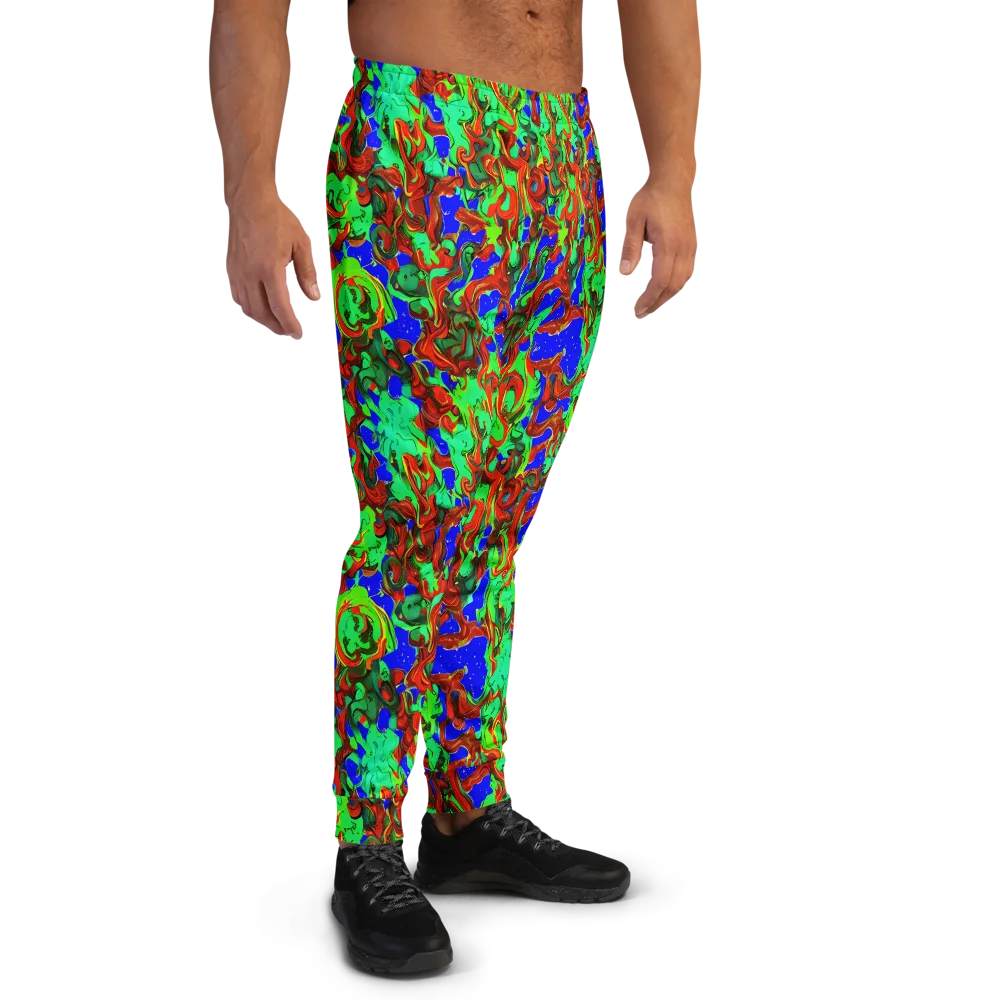 Ember Aquarium on Men's Joggers — Right