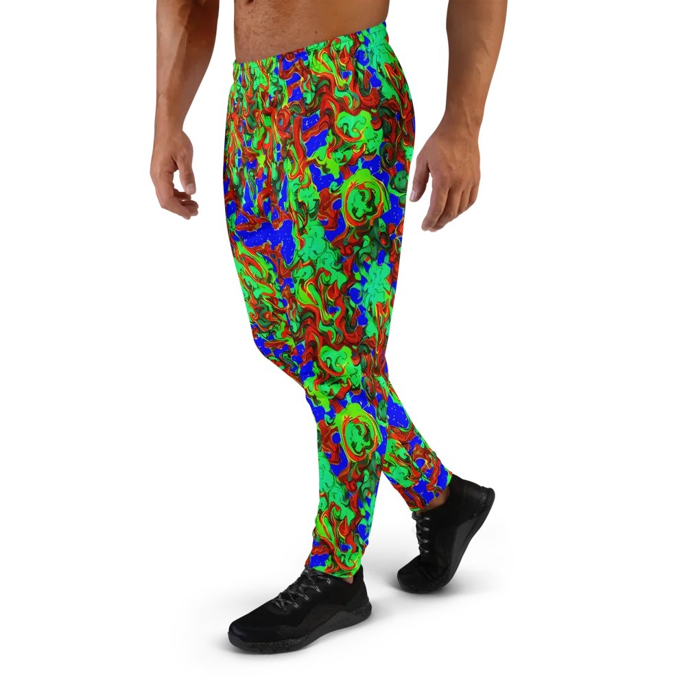 Ember Aquarium on Men's Joggers — Left