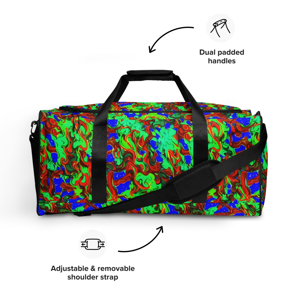 Ember Aquarium on Duffle Bag — Front