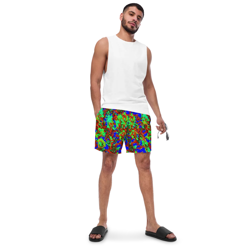 Ember Aquarium on Swim Trunks — Front